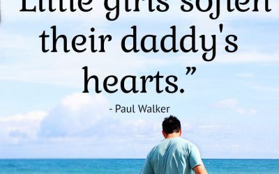 I think my mom put it best. She said, “Little girls soften their daddy’s hearts.”