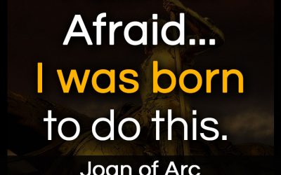 “I am not Afraid… I was born to do this.”