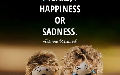 “Crying is cleansing. There’s a reason for Tears, Happiness or Sadness.”